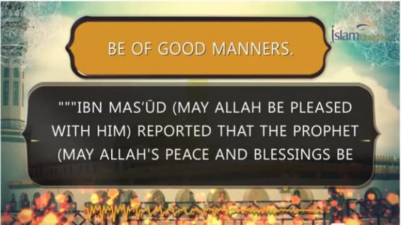 Be of good morals