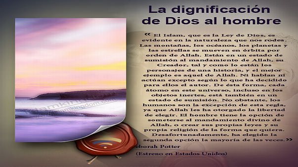 La dignificación de Dios al hombre