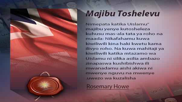 Majibu Toshelevu.